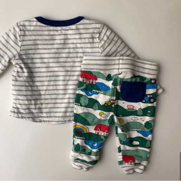 Baby Boden/ Mini Boden boy’s fully reversible sunny bunny farm outfit - Picture 4 of 5